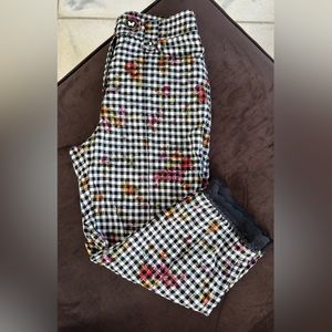 Corset top & Capri pants , size small,made in France